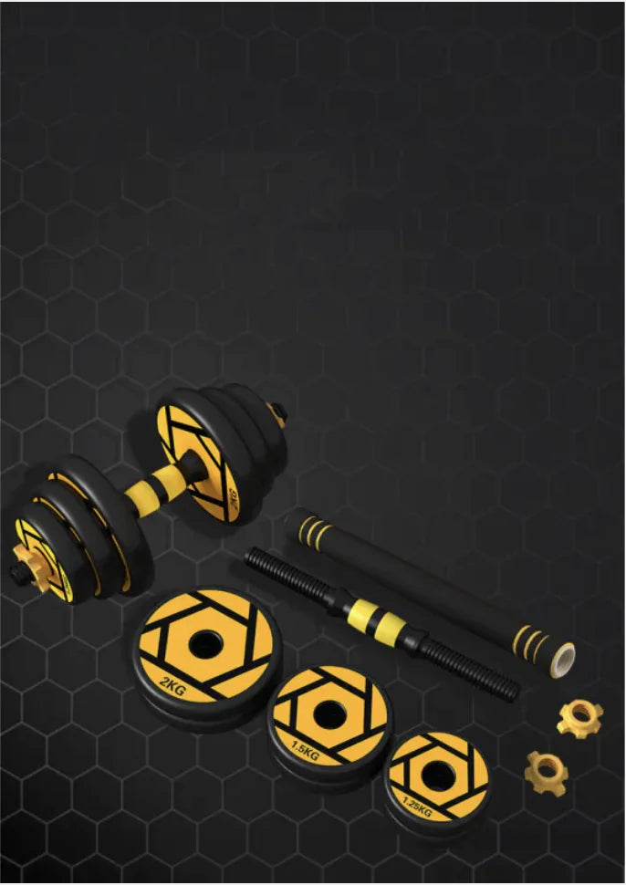 Adjustable Dumbbells & Barbell