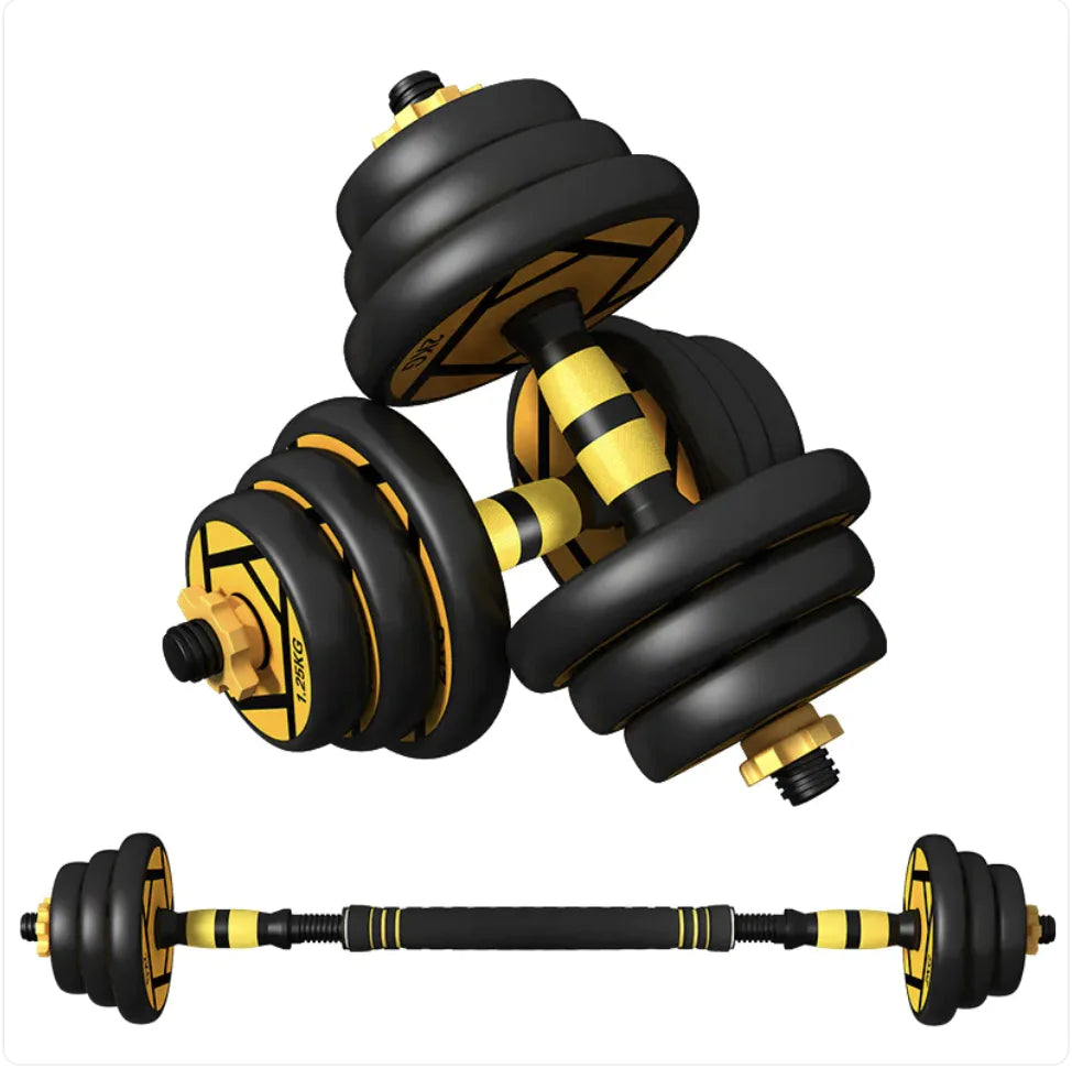 Adjustable Dumbbells & Barbell