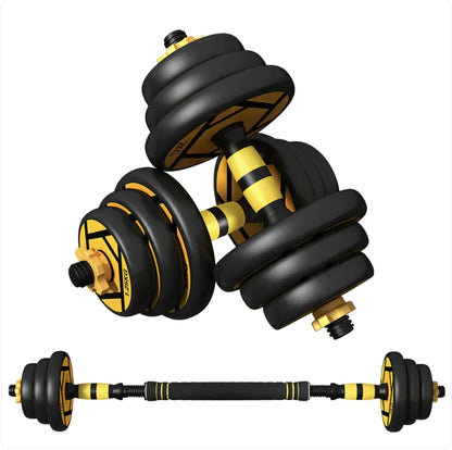 Adjustable Dumbbells & Barbell