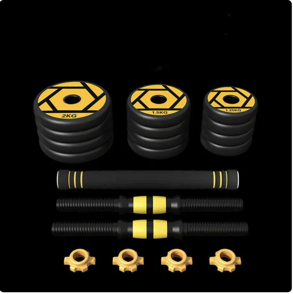 Adjustable Dumbbells & Barbell