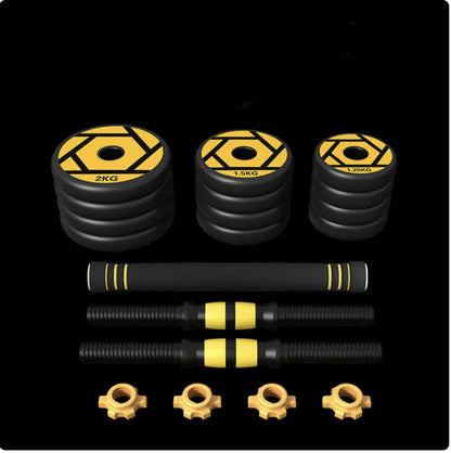 Adjustable Dumbbells & Barbell
